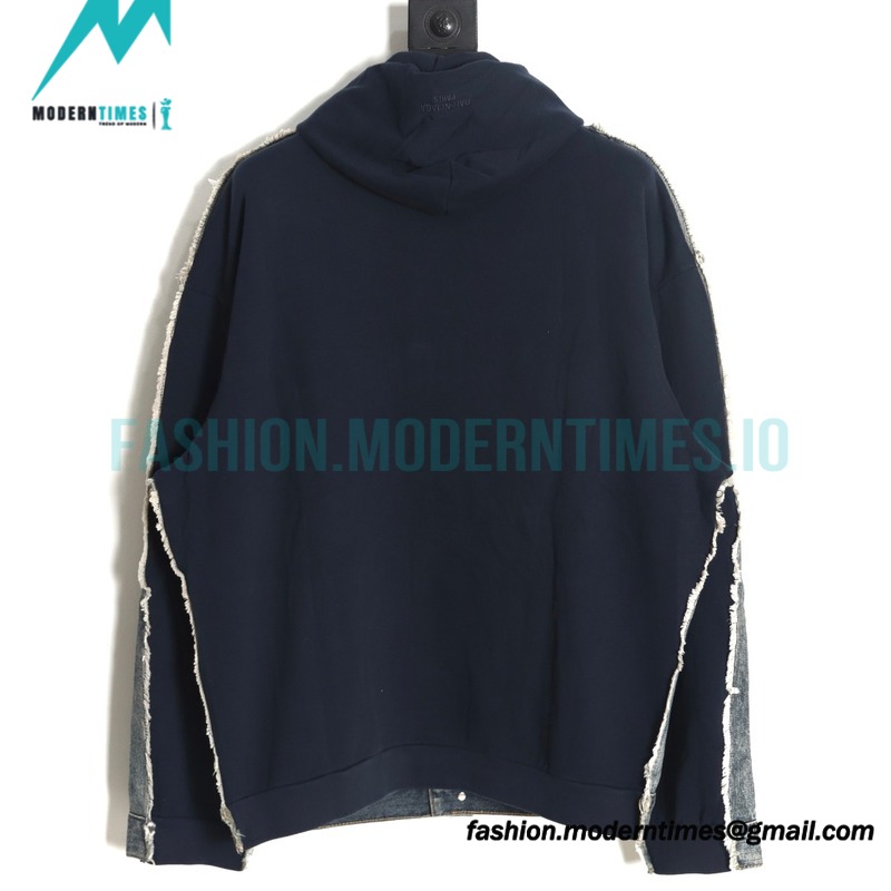 Balenciaga - 23FW Spliced To Make Old Denim Coats