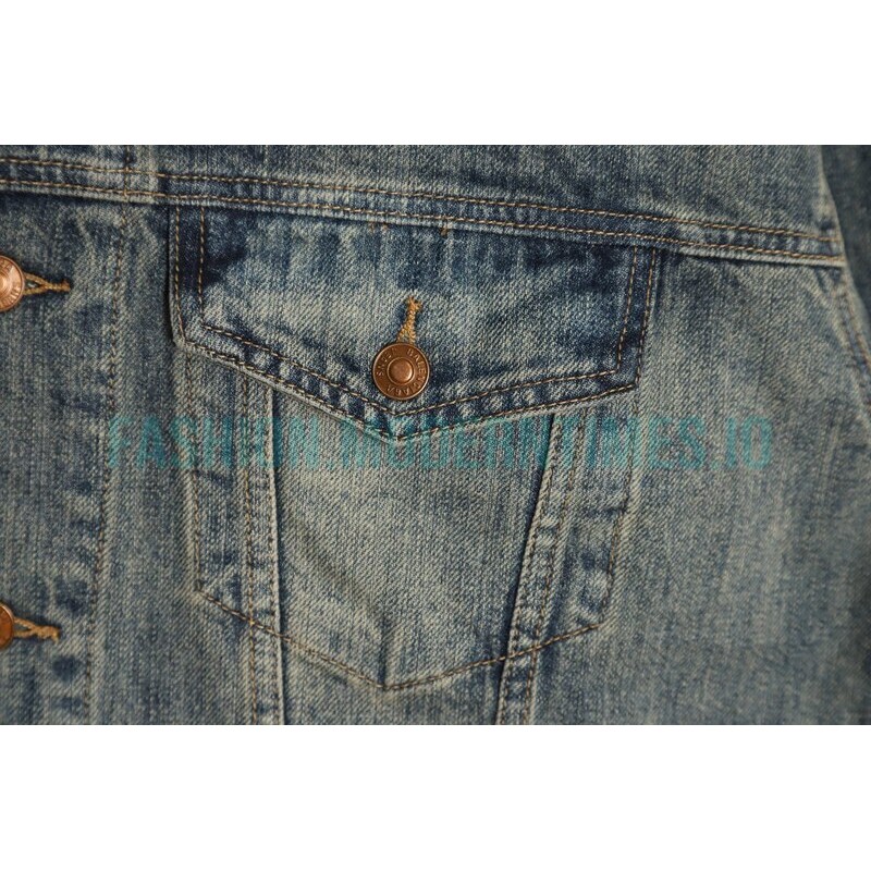 Balenciaga - 23FW Spliced To Make Old Denim Coats