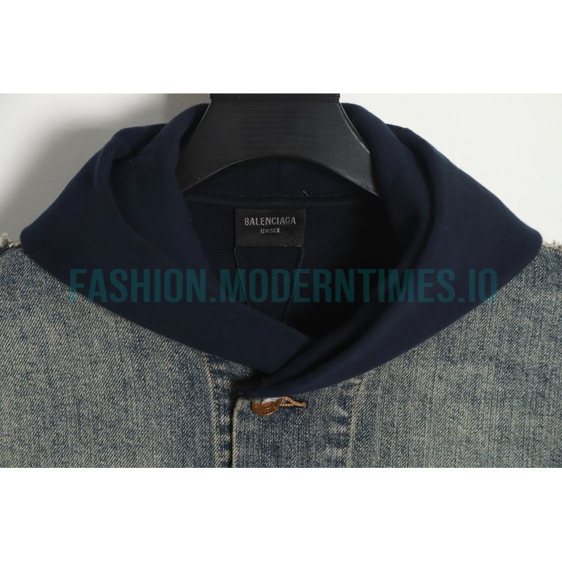 Balenciaga - 23FW Spliced To Make Old Denim Coats