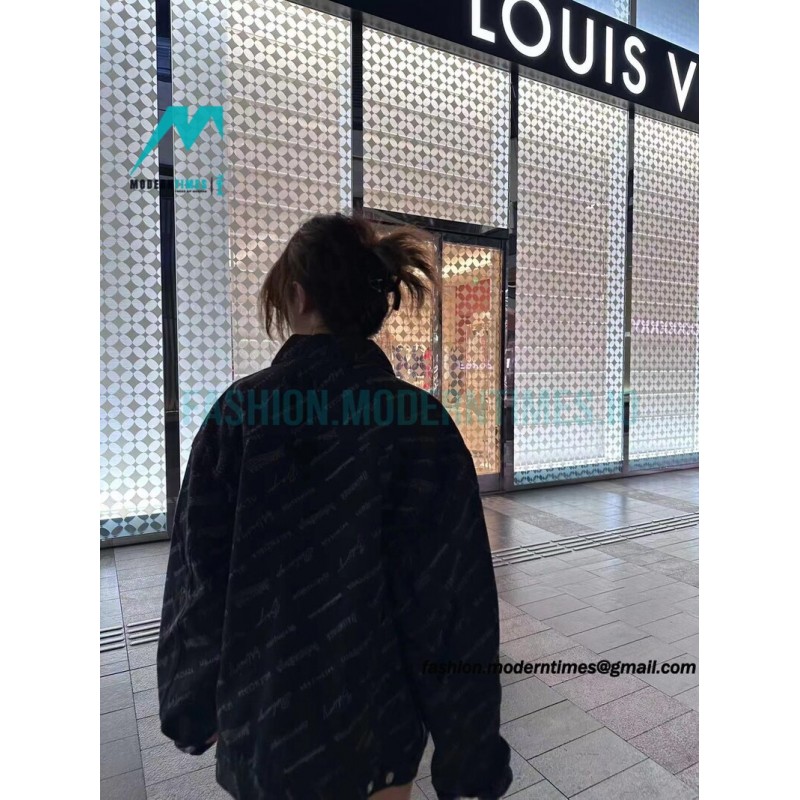 Balenciaga - 2023Fw Covered Print Denim Coats