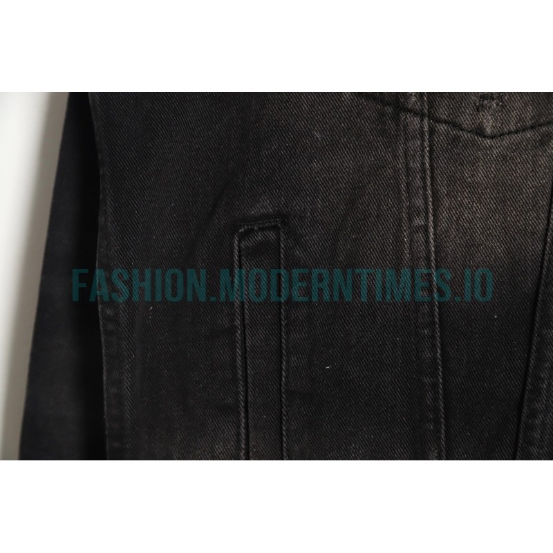 Balenciaga - 23Fw Backside Lightning Grinds And Destroys Denim Jacket