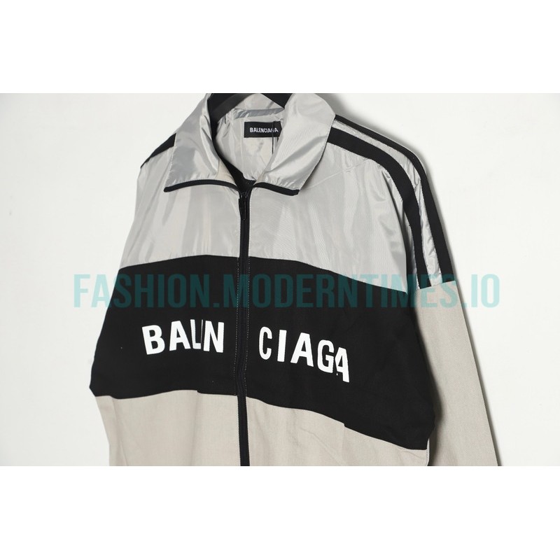 Balenciaga - Stitching Letter-printed Jacket 