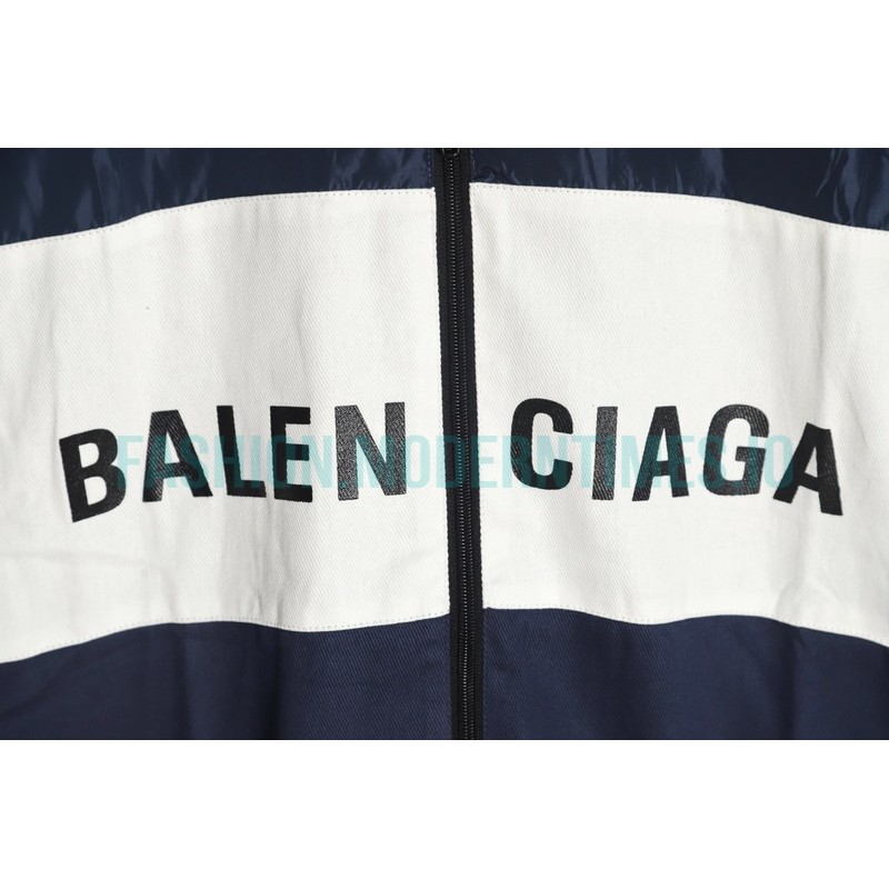 Balenciaga - Stitching Letter-printed Jacket 