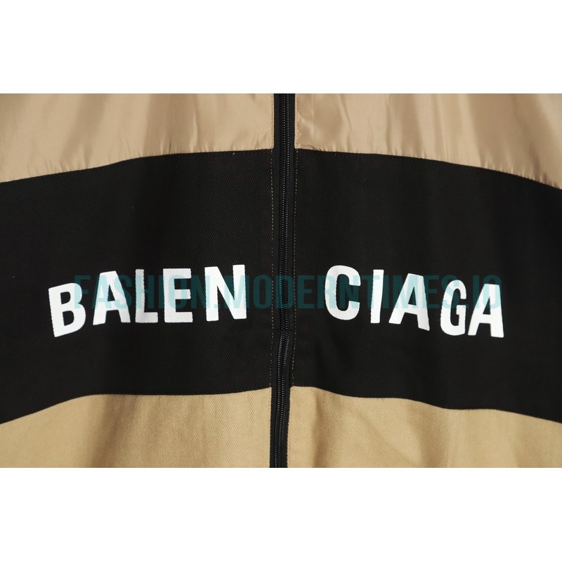 Balenciaga - Stitching Letter-printed Jacket 