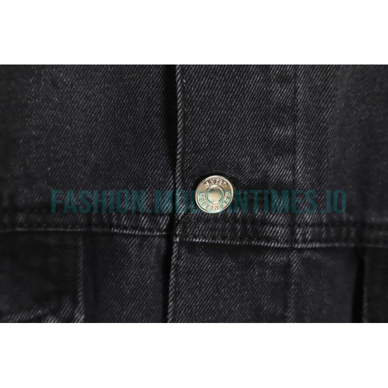 Balenciaga - Adidas Co-branded Three-stripe Denim Jacket