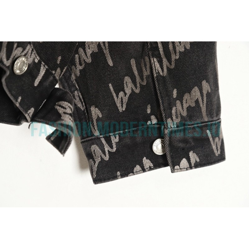 Balenciaga - 23SS Signature Denim Jacket Covered In Graffiti