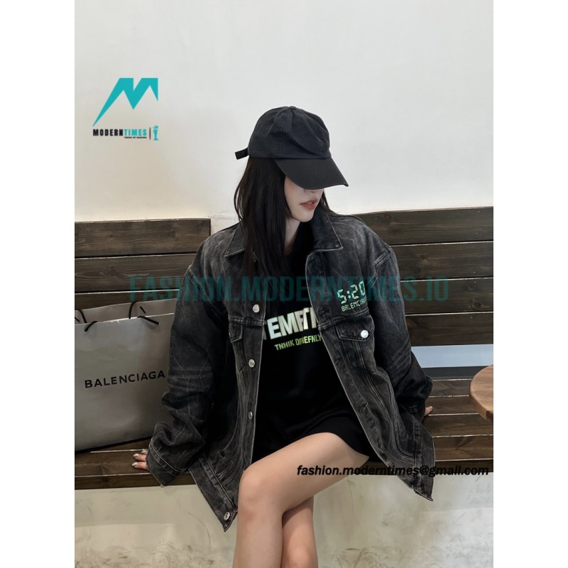 Balenciaga - 23SS 520 Capsule Glow-in-the-dark Denim Jacket