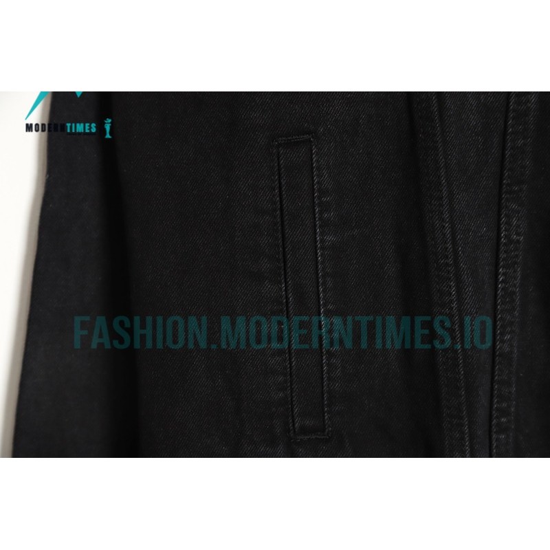 Balenciaga - 23ss Back Pressed Diamond Logo Denim Jacket