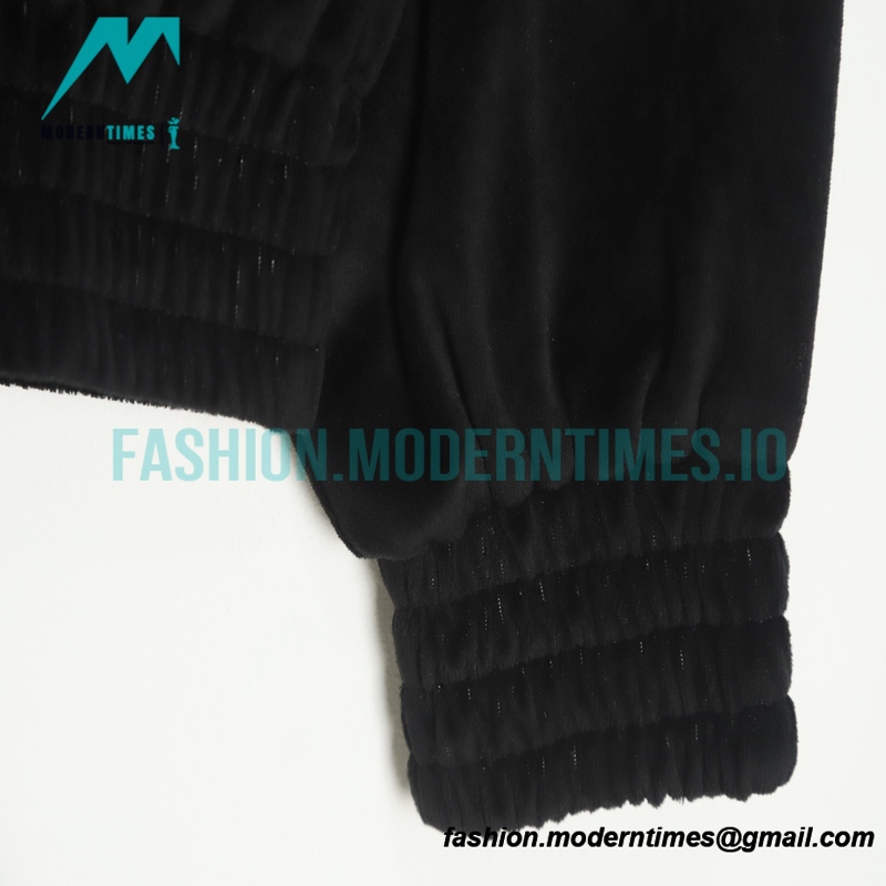 Balenciaga 22FW Velvet Zipper Jacket