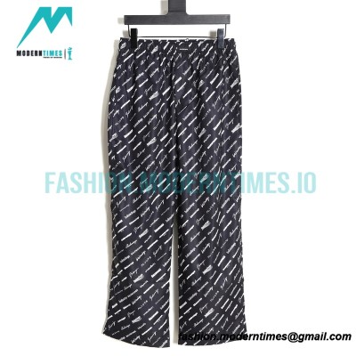 Balenciaga - Pyjama Logomania All Over Printed Long Pants