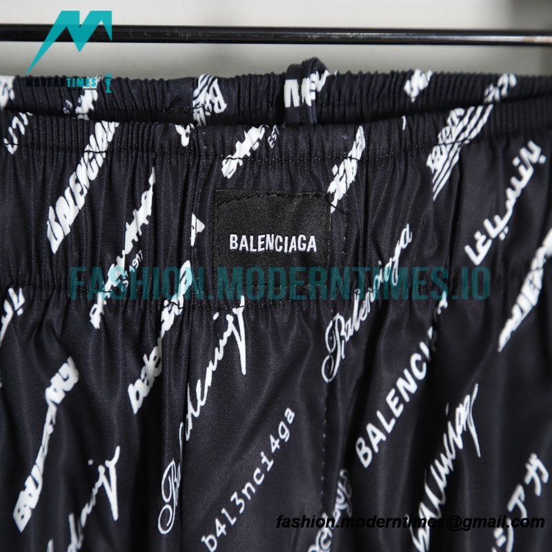 Balenciaga - Pyjama Logomania All Over Printed Long Pants