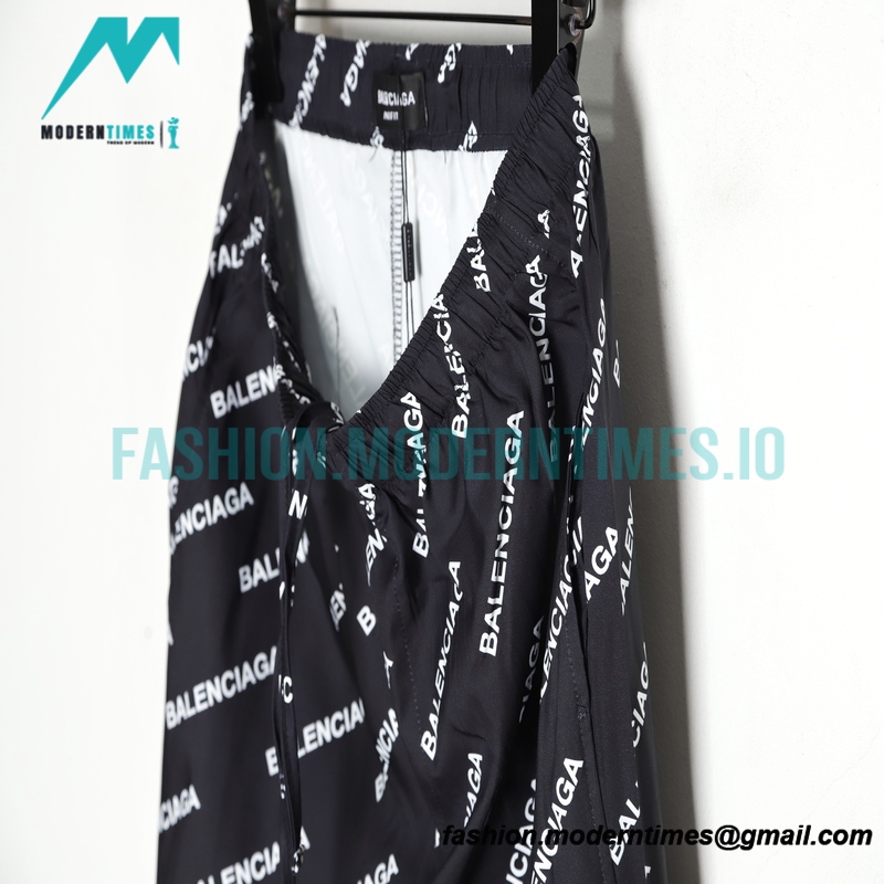 Balenciaga - Typo All Over Printed Pants