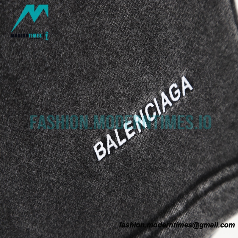 Balenciaga - 23SS Snowflake Letter Embroidered Shorts Pant