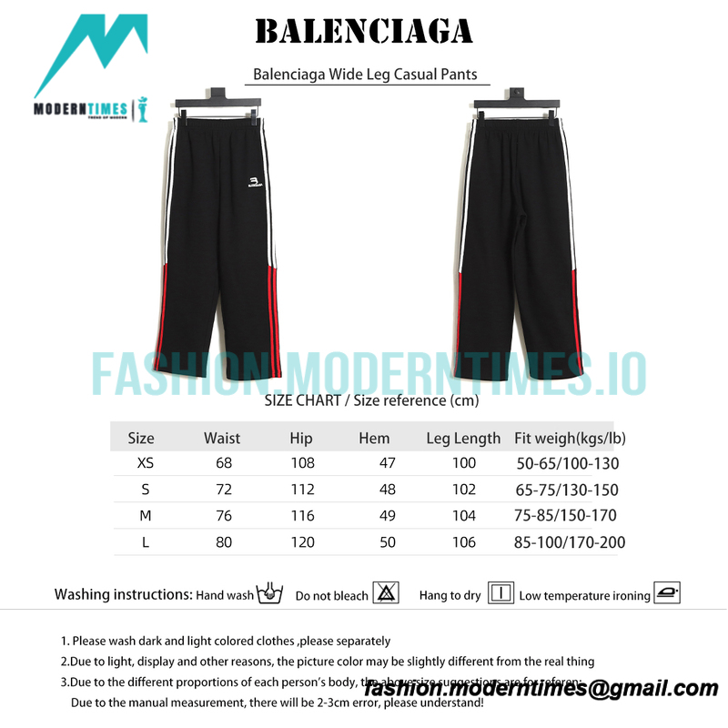 Balenciaga - Wide Leg Casual Pants
