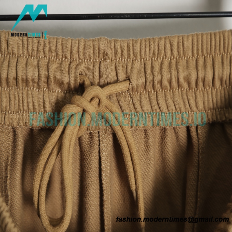 Balenciaga - 23SS Khaki Letter Embroidered Shorts Pants