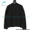 Balenciaga - 23FW Woolen Jacquard Shoulder Label Crewneck Sweater