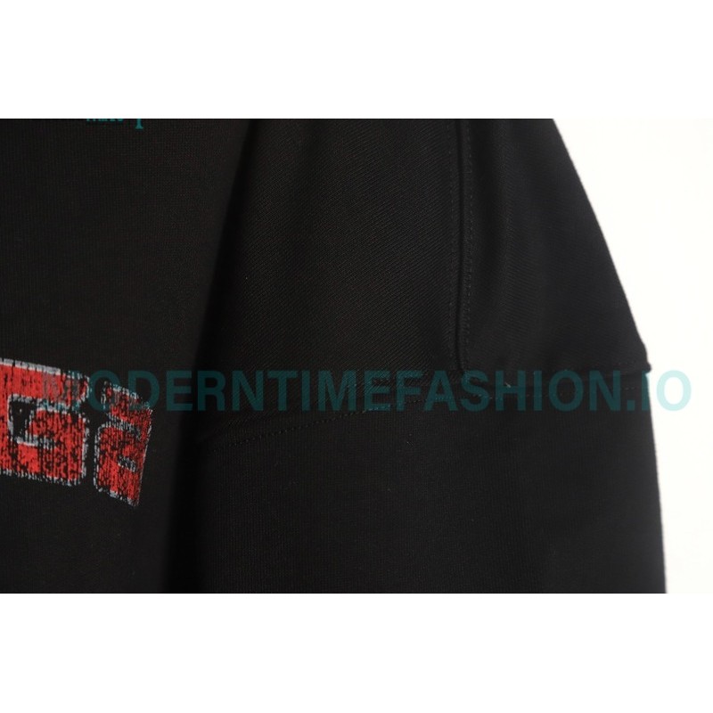Balenciaga - Recycle Drill Letter Mottled Printed Crew-neck Sweatshirt