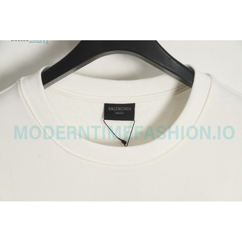 Balenciaga - Recycle Drill Letter Mottled Printed Crew-neck Sweatshirt