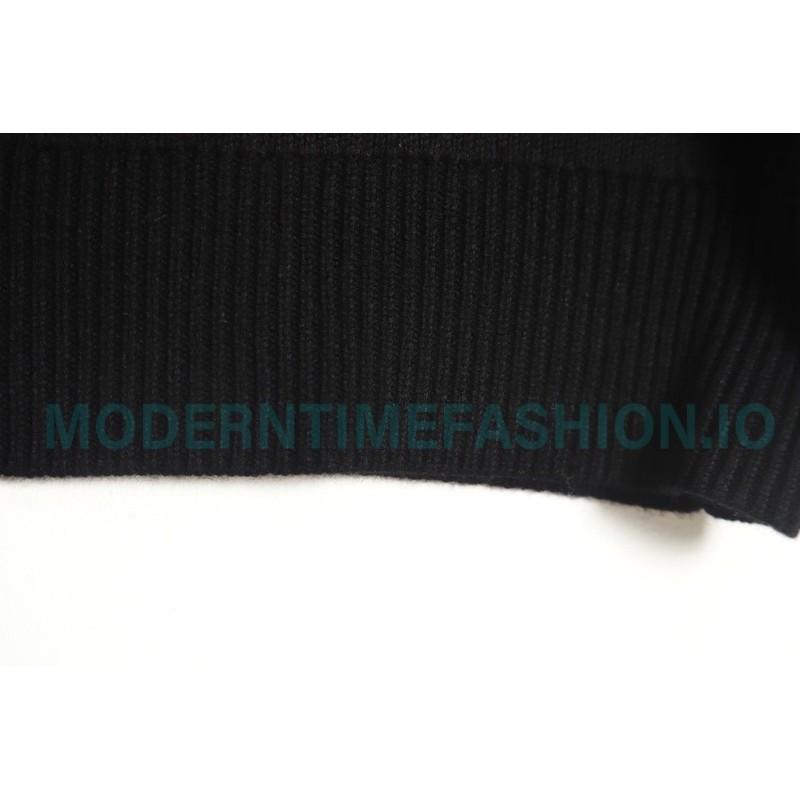 Balenciaga - 23FW Cashmere Blend Armband Crewneck Sweater