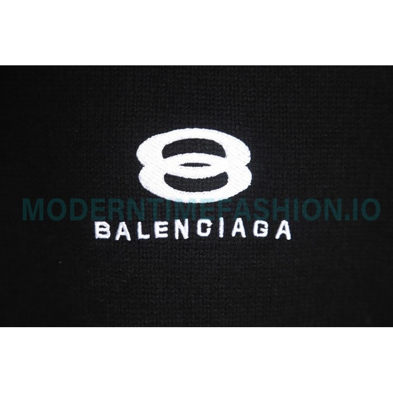 Balenciaga - 23FW Cashmere Blend Armband Crewneck Sweater