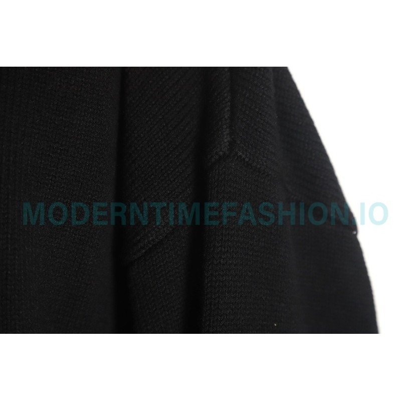 Balenciaga - 23FW Cashmere Blend Armband Crewneck Sweater