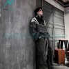Balenciaga - 23FW Wool Blend Patchwork Hardshell Sweater