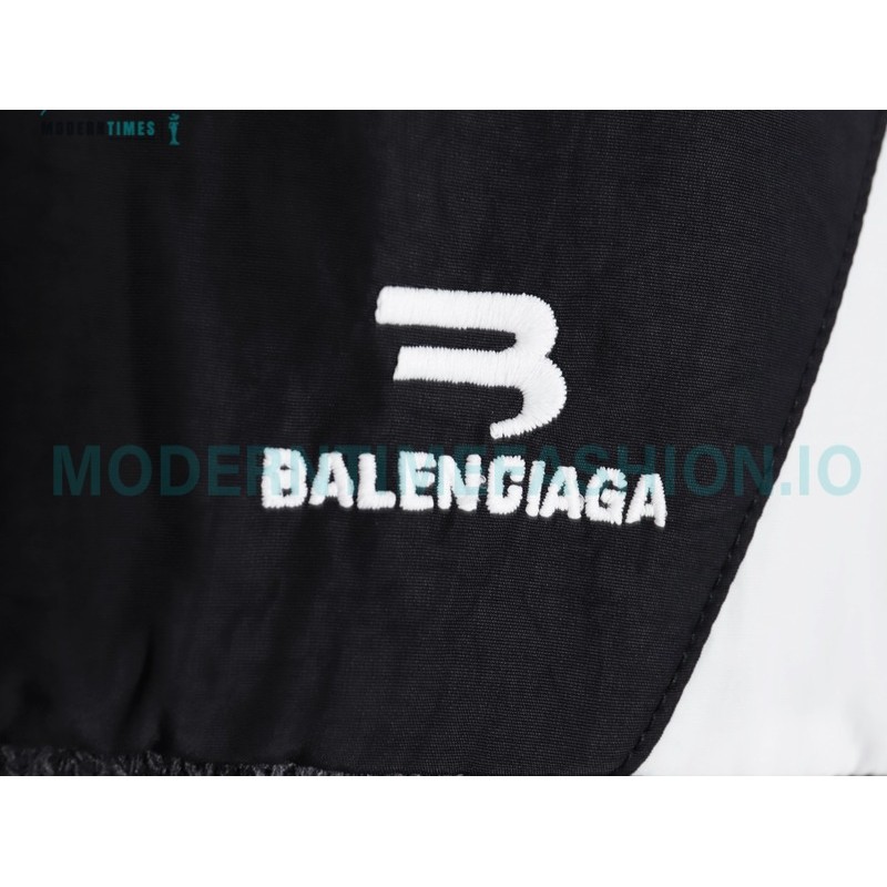 Balenciaga - 23FW Wool Blend Patchwork Hardshell Sweater