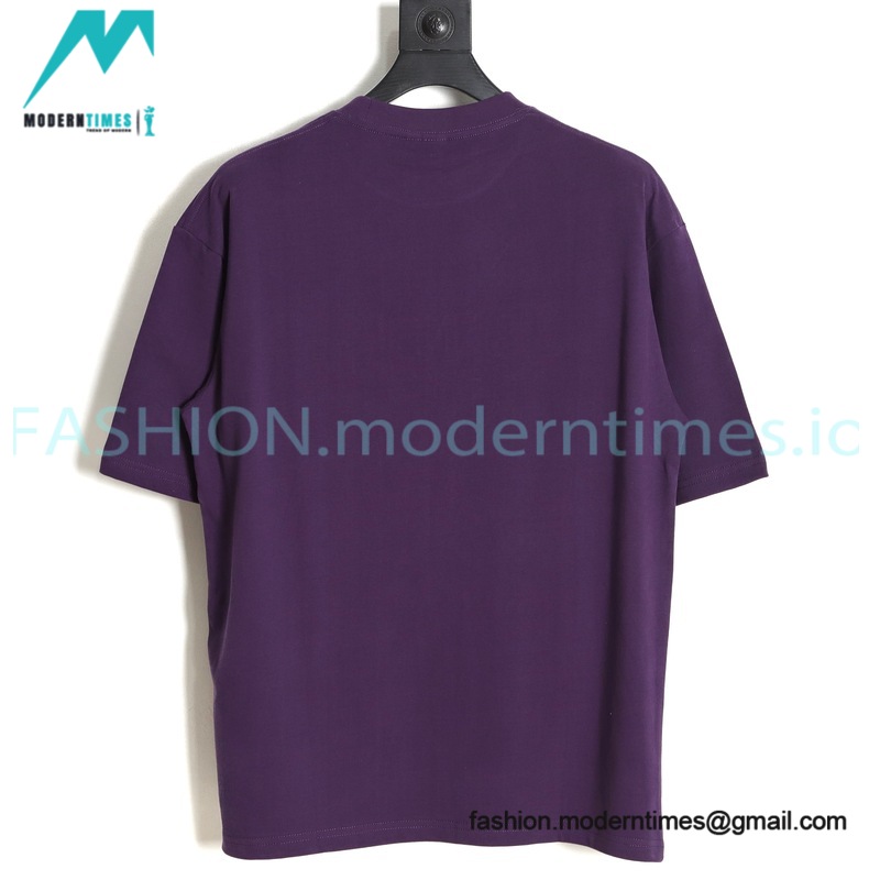 Balenciaga - Word Embroidered Short Sleeve T-shirt
