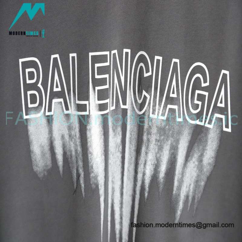Balenciaga - Fluid Graffiti Print Short Sleeve