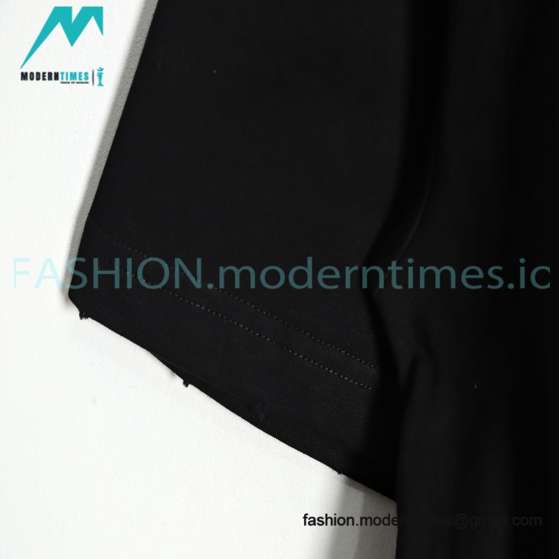 Balenciaga - 23SS Threaded Back Neck Embroidered Word Short Sleeve T-shirt