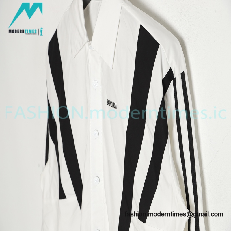 Balenciaga 23SS Spring/Summer Patchwork Long Sleeve Shirt