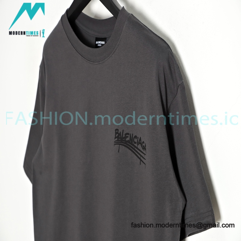 Balenciaga - 2023SS Chest Label Logo T-shirt