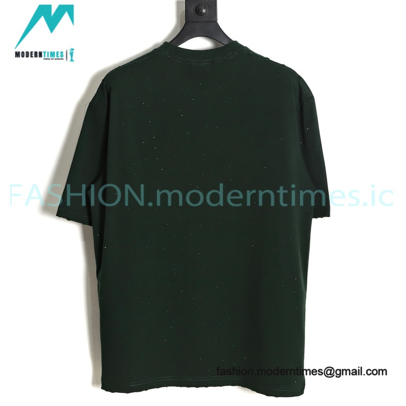 Balenciaga - Star Word Embroidered Short Sleeve T-shirt