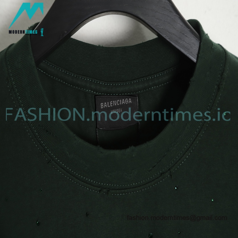Balenciaga - Star Word Embroidered Short Sleeve T-shirt