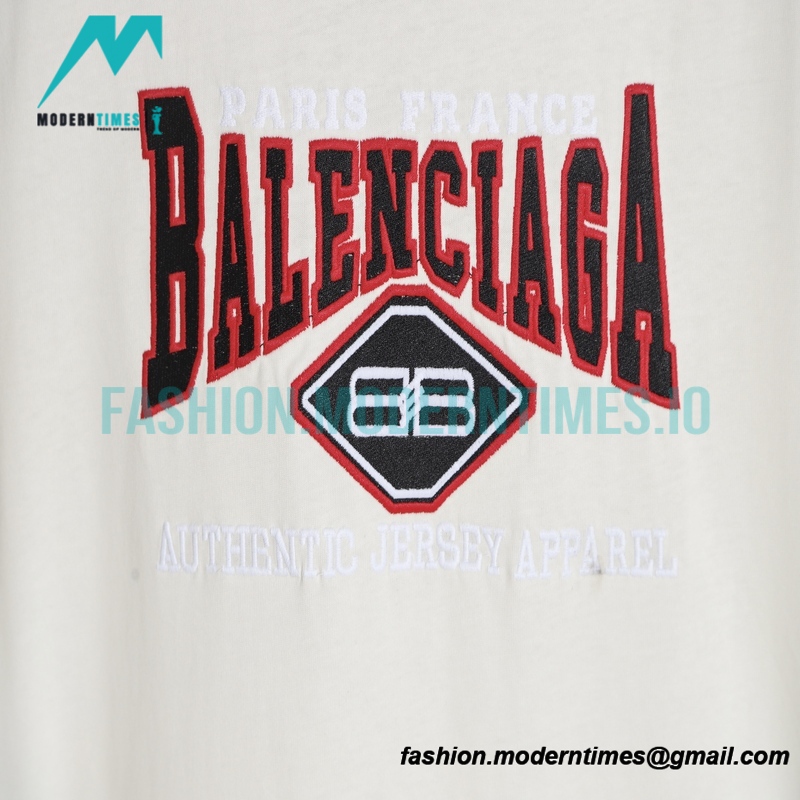 Balenciaga - Authentic Double B Embroidery Short Sleeve