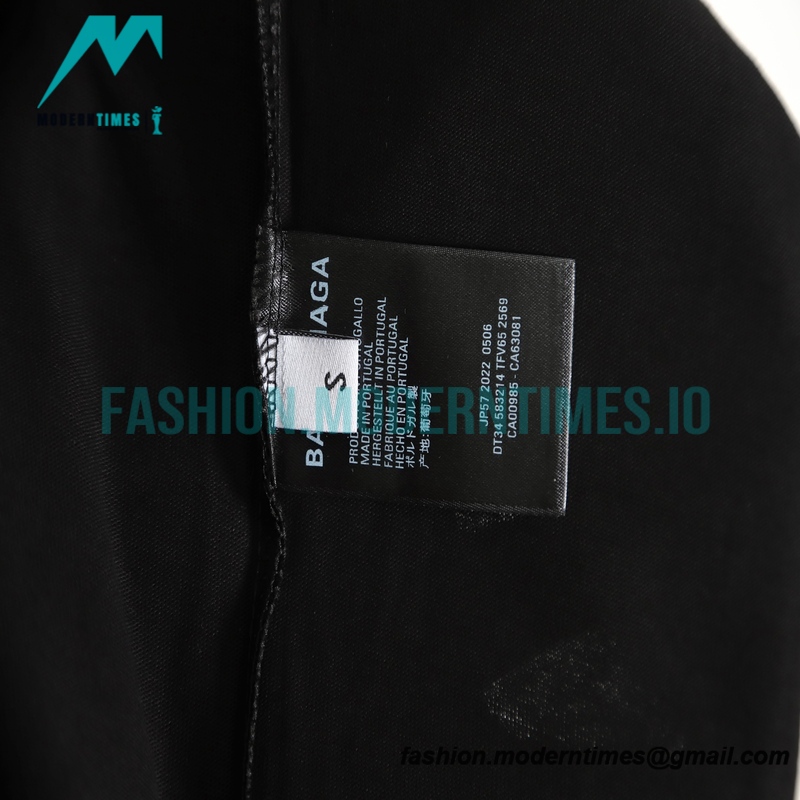 Balenciaga - M Logo Embroidered Short Sleeve
