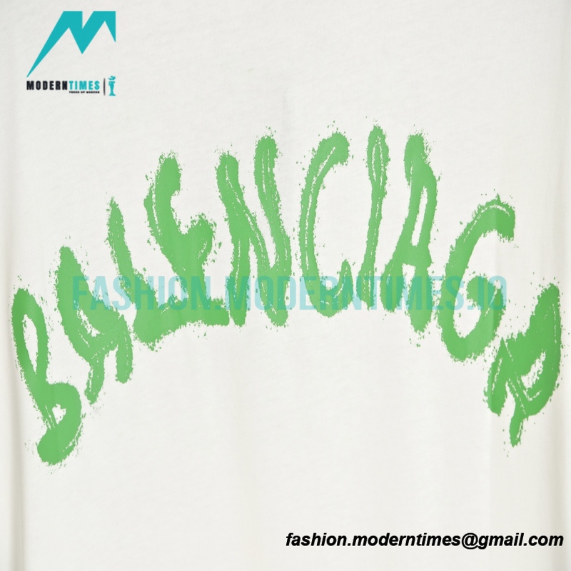 Balenciaga - M Logo Embroidered Short Sleeve