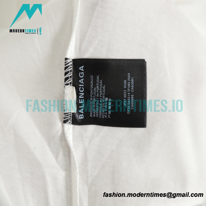 Balenciaga - M Logo Embroidered Short Sleeve