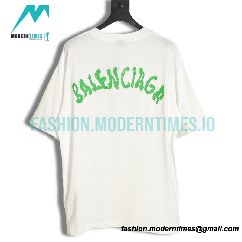 Balenciaga - M Logo Embroidered Short Sleeve