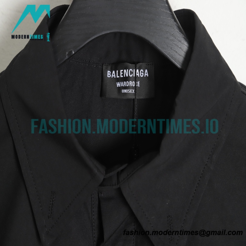Balenciaga - 23ss Tape Letter Logo Short Sleeve Shirt