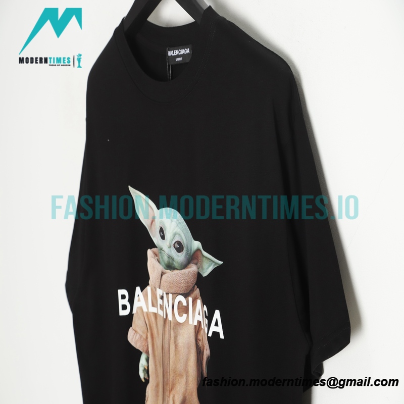 Balenciaga - Alien Collection Baby Yoda Print Short Sleeve