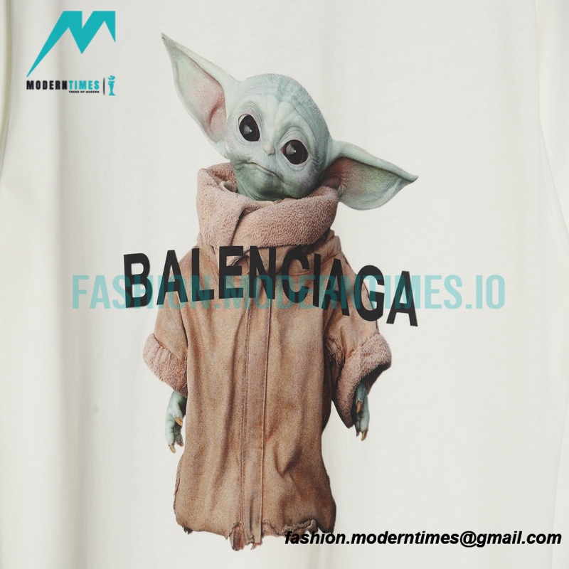 Balenciaga - Alien Collection Baby Yoda Print Short Sleeve