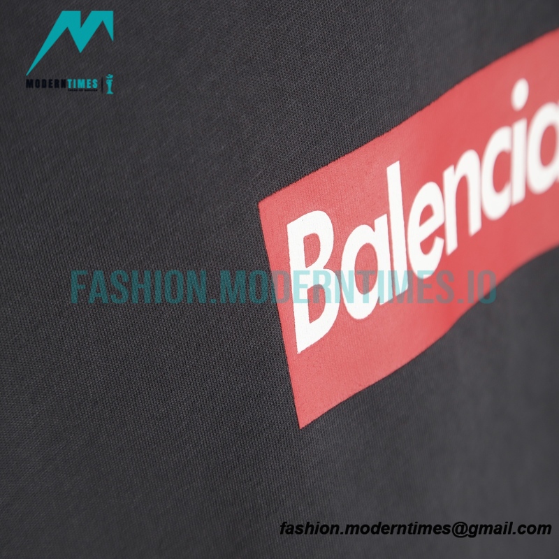 Balenciaga - Ripped Letter Print Short Sleeve T-shirt