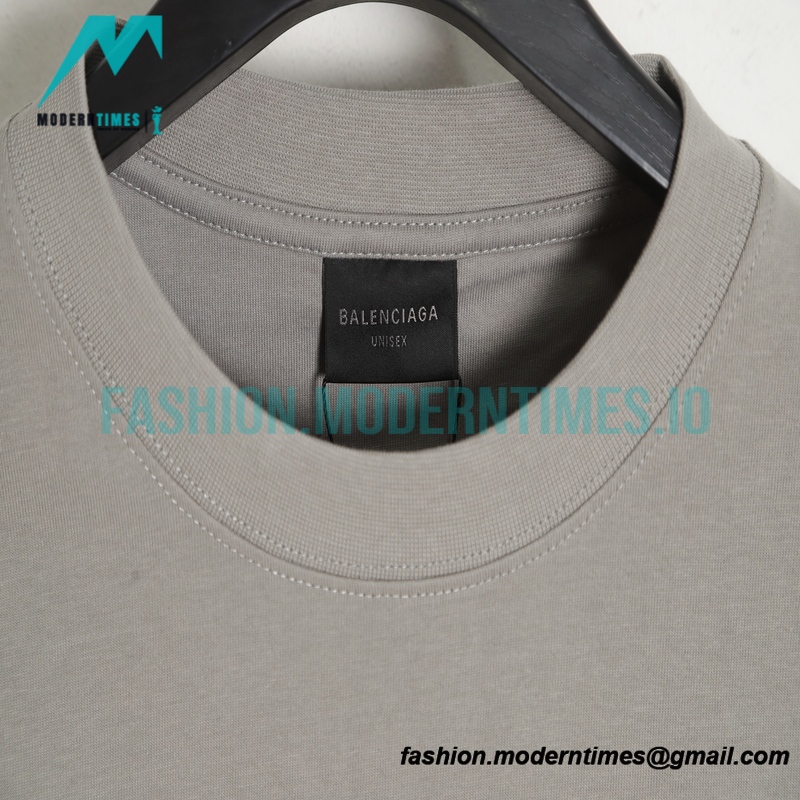 Balenciaga - Wheat Crown Embroidered Short Sleeve T-shirt
