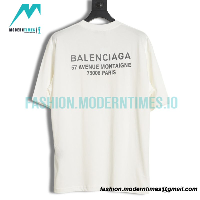 Balenciaga - Wnisex Letter Print Short Sleeve T-shirt