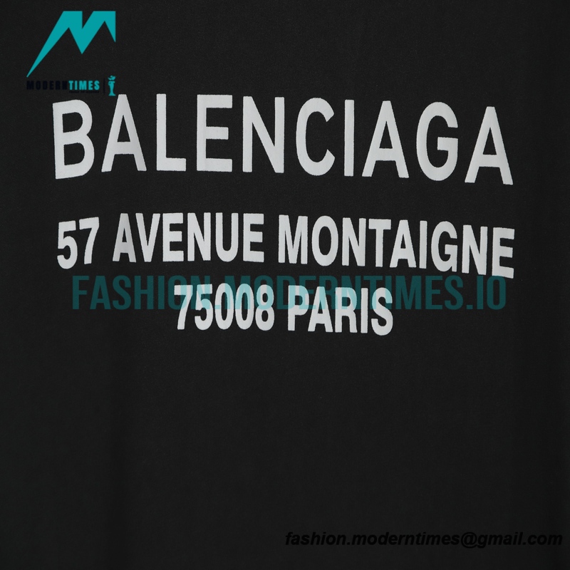 Balenciaga - Wnisex Letter Print Short Sleeve T-shirt