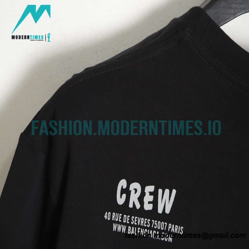 Balenciaga - Mastercard Crew Letter Print Short Sleeve T-shirt