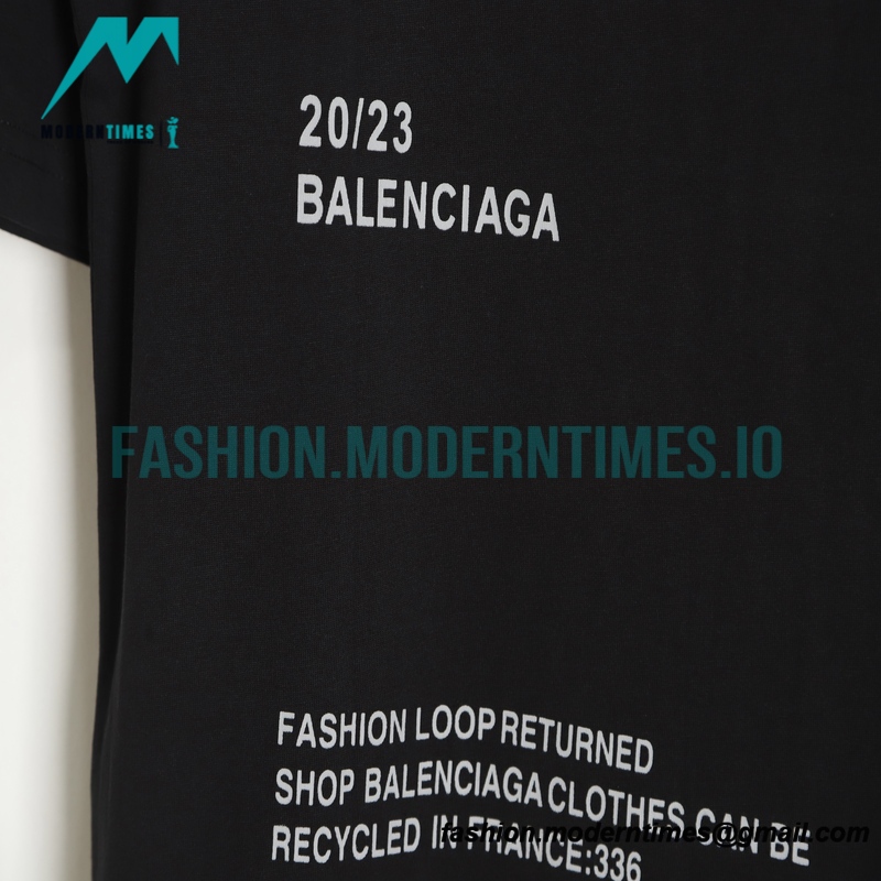 Balenciaga - Mastercard Crew Letter Print Short Sleeve T-shirt