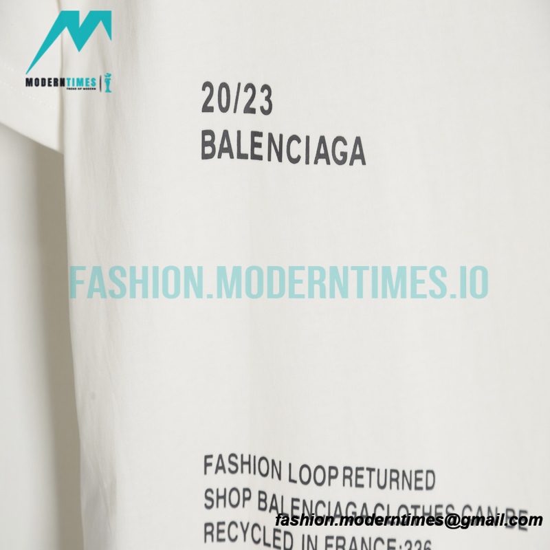 Balenciaga - Mastercard Crew Letter Print Short Sleeve T-shirt