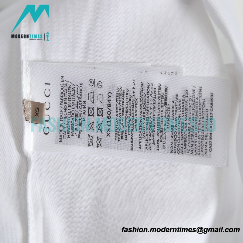 Balenciaga - Gucci Co-branded Graffiti Letter Short Sleeve T-shirt